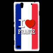 Coque Sony Xperia C4 I love France 2