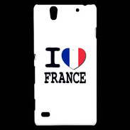 Coque Sony Xperia C4 I love France 2