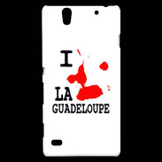 Coque Sony Xperia C4 i love Guadeloupe 2