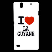 Coque Sony Xperia C4 I love Guyane