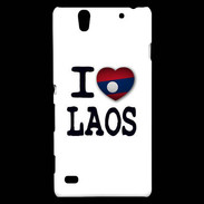 Coque Sony Xperia C4 I love Laos 2