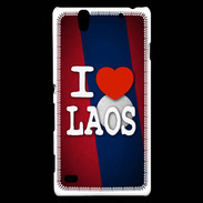 Coque Sony Xperia C4 I love Laos 3