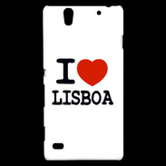 Coque Sony Xperia C4 i love Lisboa
