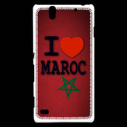 Coque Sony Xperia C4 I love Maroc 3