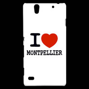 Coque Sony Xperia C4 I love Montpellier