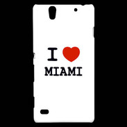 Coque Sony Xperia C4 I love Miami