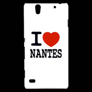 Coque Sony Xperia C4 I love Nantes