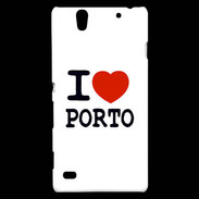 Coque Sony Xperia C4 I love Porto