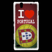 Coque Sony Xperia C4 I love Portugal 3