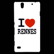 Coque Sony Xperia C4 I love Rennes