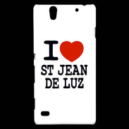 Coque Sony Xperia C4 I love Saint Jean de Luz