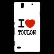 Coque Sony Xperia C4 I love Toulon