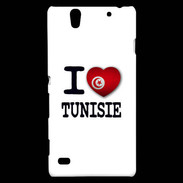 Coque Sony Xperia C4 I love Tunisie 2