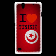 Coque Sony Xperia C4 I love Tunisie 3