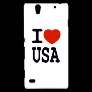 Coque Sony Xperia C4 I love USA