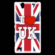 Coque Sony Xperia C4 I love UK 2