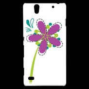 Coque Sony Xperia C4 fleurs 4