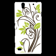 Coque Sony Xperia C4 motif floral 1