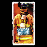 Coque Sony Xperia C4 Soldat du Feu ZG