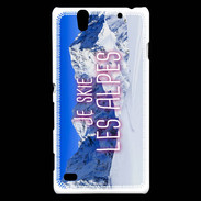 Coque Sony Xperia C4 Je skie Les Alpes ZG