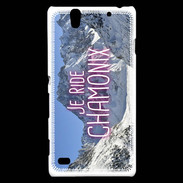 Coque Sony Xperia C4 Je ride Chamonix ZG