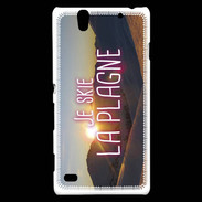 Coque Sony Xperia C4 Je skie La Plagne ZG