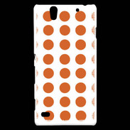 Coque Sony Xperia C4 pois orange