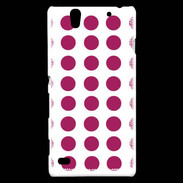 Coque Sony Xperia C4 pois magenta