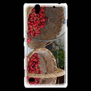 Coque Sony Xperia C4 DP Panier de fruits