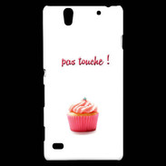 Coque Sony Xperia C4 Pas touché à mon Cupcake PR