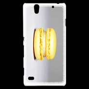 Coque Sony Xperia C4 Macaron vanille PR