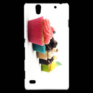 Coque Sony Xperia C4 Cupcakes en rang PR