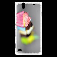 Coque Sony Xperia C4 Effet cupcakes PR