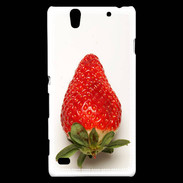 Coque Sony Xperia C4 Belle fraise PR