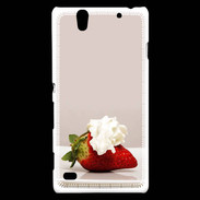 Coque Sony Xperia C4 Fraise chantilly PR