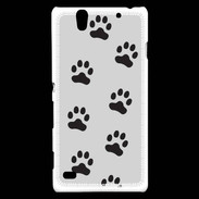 Coque Sony Xperia C4 pattes de chats/chiens 2