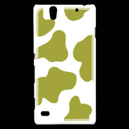 Coque Sony Xperia C4 vache verte