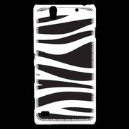 Coque Sony Xperia C4 zèbre