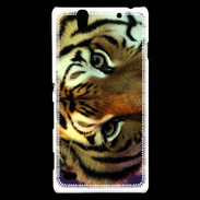 Coque Sony Xperia C4 Œil du tigre PB 1