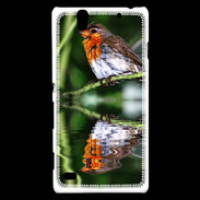 Coque Sony Xperia C4 DP oiseau mirroir