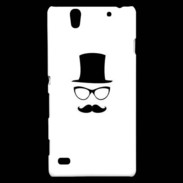 Coque Sony Xperia C4 chapeau moustache