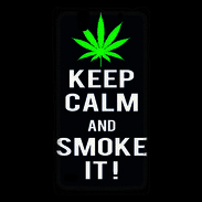 Coque Sony Xperia C4 Keep Calm Smoke Noir