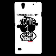 Coque Sony Xperia C4 Adishatz Humour Territoire de Belfort
