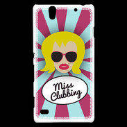 Coque Sony Xperia C4 Miss Clubbing Blonde