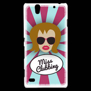 Coque Sony Xperia C4 Miss Clubbing Rousse