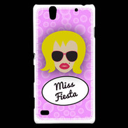 Coque Sony Xperia C4 Miss Fiesta Blonde