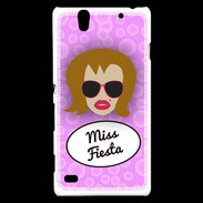 Coque Sony Xperia C4 Miss Fiesta Rousse