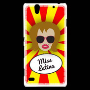 Coque Sony Xperia C4 Miss Latina Rousse