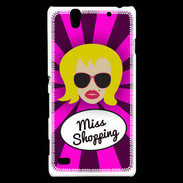 Coque Sony Xperia C4 Miss Shopping Blonde
