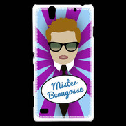 Coque Sony Xperia C4 Mister Beau gosse Roux